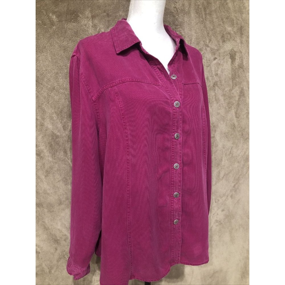 Sharon Anthony Vintage Long Sleeve Top Blouse Plus Size 2X #386